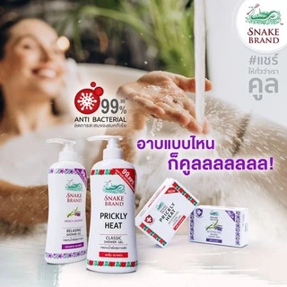 (แพ็ค 6 ก้อน)Snake Brand สบู่เย็น ตรางู สูตรคลาสสิค 100 กรัม (สบู่, สบู่เย็น, COOLING SOAP)