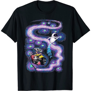 เสื้อยืด พิมพ์ลาย Disney Pixar Wall-E Cosmic Stars สําหรับผู้ชาย