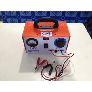 เครื่องชาร์จแบตเตอรี่ GM ELECTRONIC input AC 220 V output Battery Charger DC 6-12 V 10A ที่ชาร์จแบตสามารถชาร์จแบตเตอรี่