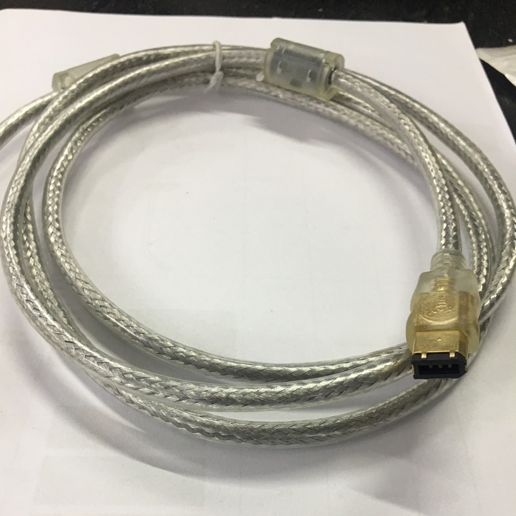 1394 Firewire 400 to Firewire 400 Cable, 6 Pin/6 Pin Male / Male - 10 FT-1.8m
