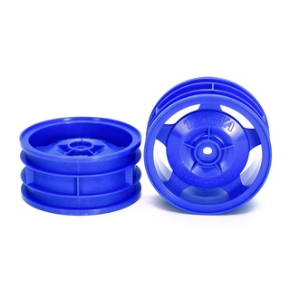 💥New💥 TAMIYA 54681 4WD BUGGY FRONT STAR-DISH WHEELS (BLUE)