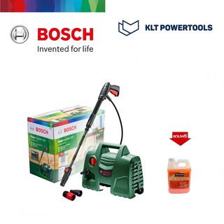 Bosch เครื่องฉีดน้ำ แรงดันสูง 100บาร์ แถมฟรีแชมพูล้างรถ Car wash