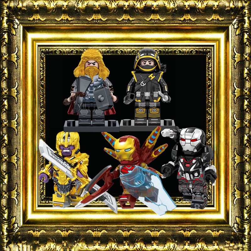 Hawkeye Barton Gauntlet ใหม่ Mould Thor Marvel Building Blocks ของเล่นเด็ก Minifigures ของขวัญวันเกิด