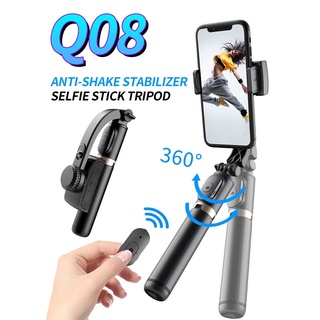 Q08มือถือขจัด Shake Gimbal Stabilizer สำหรับกล้อง Action Phone Selfie Stick ขาตั้งกล้องสำหรับ Smartphone Gopro Vlog บันท