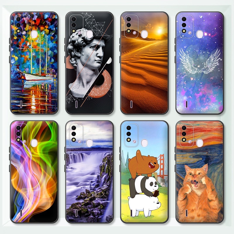 ITEL Vision 2S ITEL P37 P651L TPU ซิลิโคนอ่อนนุ่มทาสีเคสโทรศัพท์สําหรับ ITEL Vision 2S ITEL P37 P651