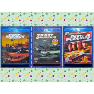 Blu-ray *แท้* : The Fast &amp; The Furious ภาค 1, 2, 4// มีเสียงไทย มีซับไทย