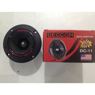 ดอกลำโพงเสียงแหลม DECCON DC-11 Frequency 5-20 Khz Power 200 Watts 4-8 OHM 80x80 mm. PIEZO Horn Tweeter Speaker