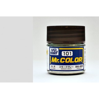 สีสูตรทินเนอร์ Mr.Hobby สีกันเซ่ C101 Smoke Gray Gloss 10ml