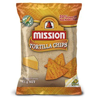 Mission Cheese Flavoured Tortilla Chips 170g  มิชชั่นตอติญ่าชิพส์รสชีส 170 กรัม