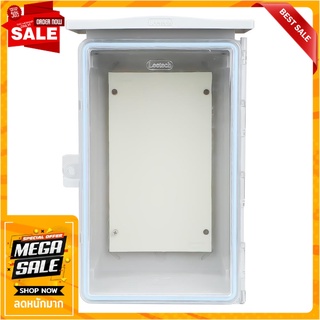 ตู้กันน้ำ ฝาใส LEETECH CT712 7x12 นิ้ว สีเทา ตู้กันน้ำ ELECTRICAL ENCLOSURE LEETECH CT712 7X12" GRAY