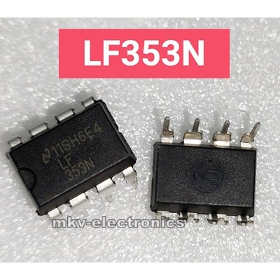 (1ตัว) LF353N , DIP-8 , OP-AMP IC