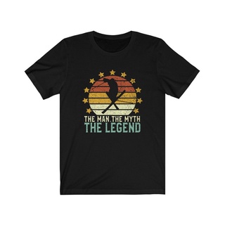 เสื้อยืดผู้ชายเสื้อยืด พิมพ์ลาย The Man The Myth The Legend สไตล์วินเทจ สําหรับผู้ชาย