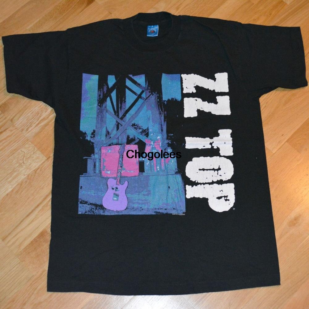 [100% Cotton] Zz TOP ZZTOP 1990s 1994 s 80s 1980s 90s Texas 1994 s 80s 1980s 90s เสื้อยืด วินเทจ คอนเสิร์ต ทัวร์ร็อค ของ