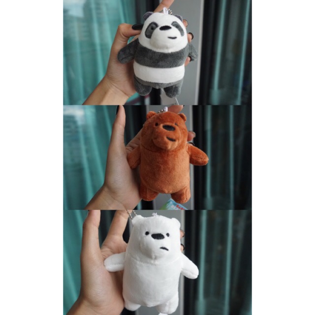 พวงกุญแจ we bare bear 🐻🐼