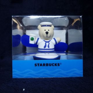 พัดลม USB ลายหมีทหารเรือสีฟ้า Starbucks Taiwan 2019