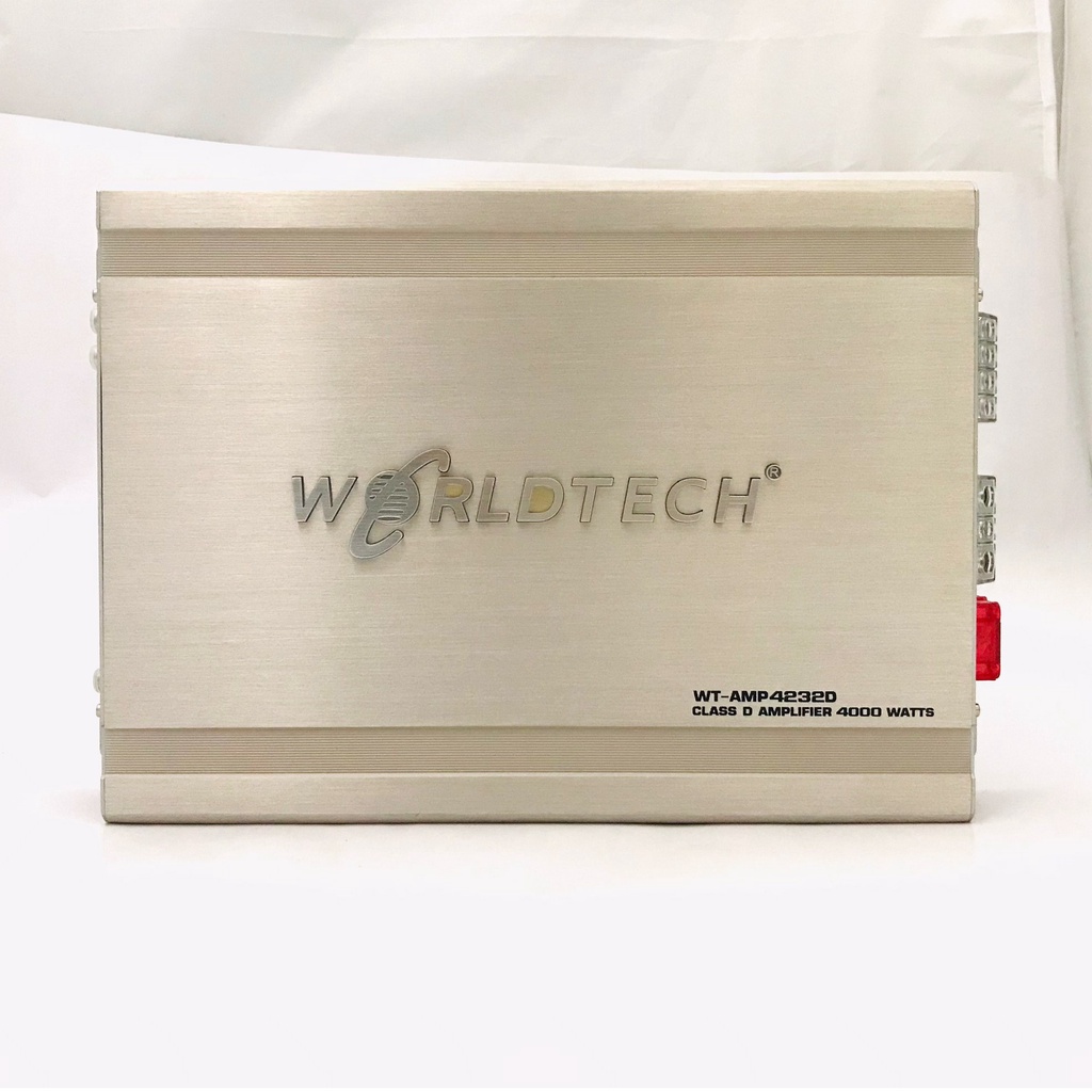 เพาเวอร์แอมป์ติดรถยนต์แรงๆ WORLDTECH รุ่น WT-AMP4232D CLASS D 1000w.