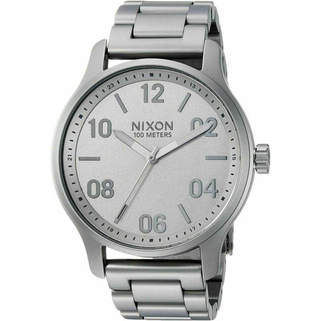 นาฬิกาข้อมือชาย ยี่ห้อ NIXON Quartz รุ่น Patrol สี Dark Steel