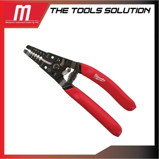 Milwaukee คีมปอกสายไฟ อเนกประสงค์ 48-22-6109 WIRE STRIPPER/CUTTER FOR SOLID &amp; STRANDED WIRE