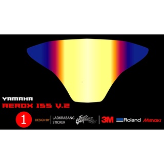 สติ๊กเกอร์พิมพ์ลาย ติดเรือนไมล์ รถ รุ่น Yamaha Aerox V.2 /2021