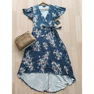 เดรสวินเทจ ให้นมใด้ แบรนด์ Forever21 ผ้ายึดนิ่มผ้าดีมาก เ