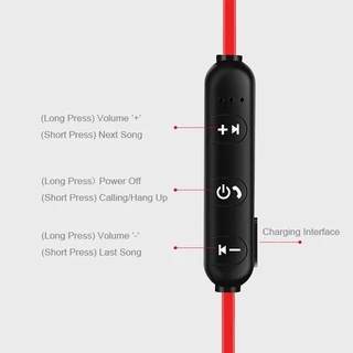 หูฟังบลูทูธ รุ่น BT-001 V 5.0 หูฟังคล้องคอ น้ำหนักเบาเสียงเบสดี คละสี น้ำหนักเบา เชื่อมต่อง่าย
