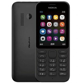 โทรศัพท์มือถือ โนเกียปุ่มกด NOKIA  PHONE 215 (สีดำ)  จอ2.4นิ้ว 3G/4G ลำโพงเสียงดัง รองรับทุกเครือข่าย 2021ภาษาไทย-อังกฤษ