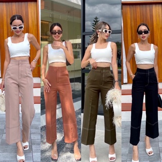 🧧🧧Ashley high waist pants กางเกงขายาวทรงขากระบอกรุ่นใหม่ปัง