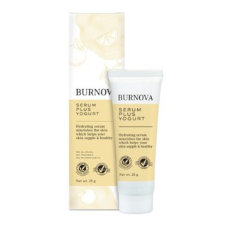 Burnova Serum Plus Yogurt เบอร์นโนว่า เซรั่ม โยเกิร์ต บำรุงผิว ลดสิวผด ลดความมัน ขนาด 25 กรัม 19386