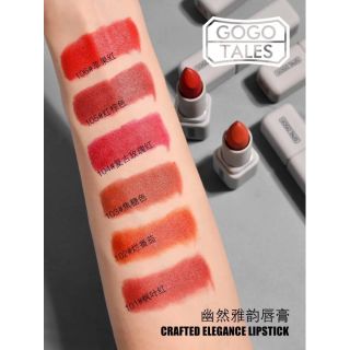 GOGO TALES CRAFTED ELEGANCE LIPSTICK 💄 ลิปเนื้อแมท ที่ให้สัมผัสเนียนแมทยุคใหม่ แมทช์ได้ทุกมู้ด มาพร้อมกัน 6 เฉด