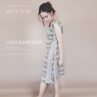 LUSH GARDENIA DRESS เดรสผ้าคอตตอนพิมพ์ลาย ใส่สบาย