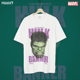 Power 7 Shop เสื้อยืดการ์ตูน HULK ลิขสิทธ์แท้ MARVEL COMICS  T-SHIRTS (MVX-040)