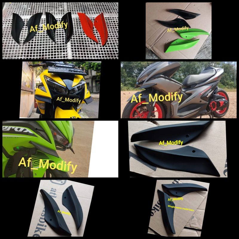 Moto GP Winglet สําหรับ AEROX 155 รุ่นใหม่ Winglet