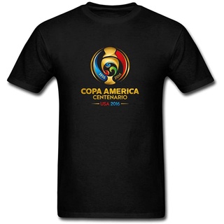 เสื้อยืด คอกลม ผ้าฝ้าย ลาย Copa America 2016 แฟชั่นสําหรับผู้ชาย