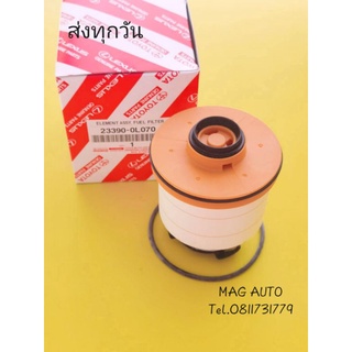 ไส้กรองน้ำมันโซล่า   TOYOTA​ REVO​ แท้ NO.23390-0L070