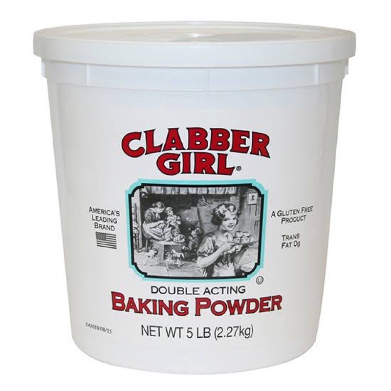 ❗️พร้อมส่ง❗️ผงฟูแคลบเบอร์เกิร์ล clabber girl baking powder ปริมาณ2.27kg.