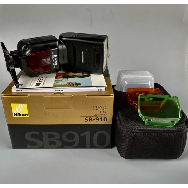 Nikon SB-910 Flash speedlight TTL iTTL แฟลชไฟแรง มือโปร สำหรับ กล้อง DSLR มือสองคัดคุณภาพ Used