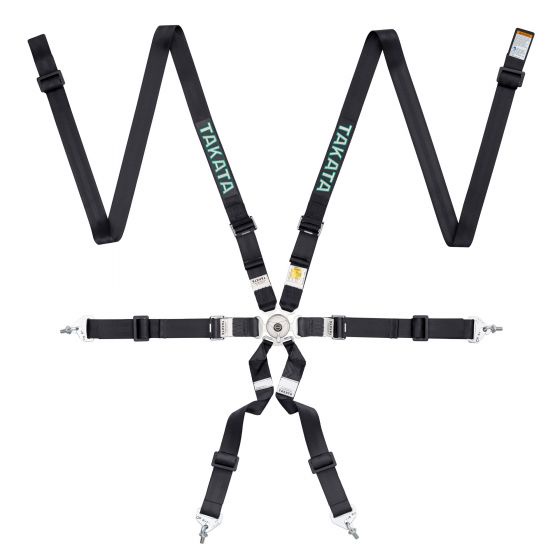 เข็มขัดนิรภัย Takata Race 2x2 6 Point Harness