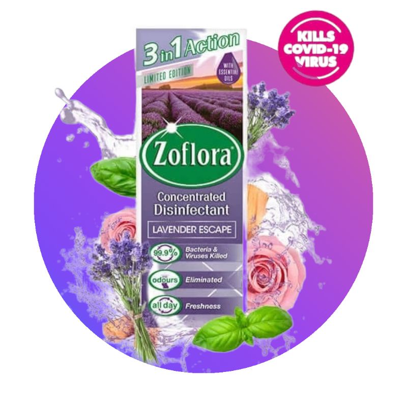 Zoflora น้ำยาฆ่าเชื้อ ทำความสะอาดอเนกประสงค์