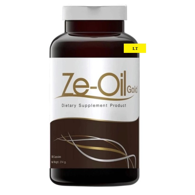 Ze-Oil Gold ซีออยล์ น้ำมันสกัดเย็น 4 ชนิด 300 แคปซูล