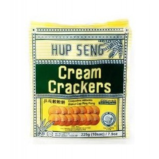 ขนมปังกรอบ hup seng cream crackers ชนิดซองย่อย halal Product of malaysia( เค็ม)