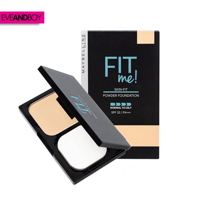 MAYBELLINE New York Fit Me Matte + Poreless Powder Foundation SPF 44 PA ...