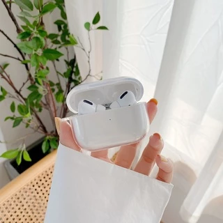 เคสหูฟังคริสตัลสำหรับ Compatible for AirPods 1/2/3/4 Pro ซิลิโคนใสฝาครอบป้องกัน