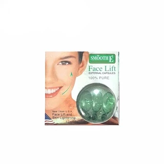Smooth E Face Lift Exteral Capsules 3 'S แคปซูล From USA ยกกระชับผิวหน้าและลำคอ กระชับรูขุมขน บรรจุ 3 แคปซูล สมูทอี