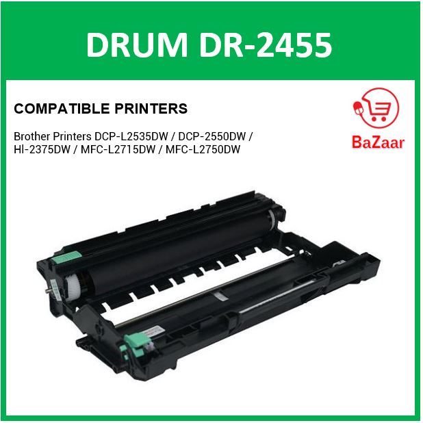 ◘Compatible Brother Drum DR-2455 DR2455 DR 2455 for printer DCP-L2535DW DCP-2550DW HL-2375DW MFC-L2715DW MFC-L2750DW etc
