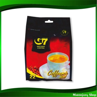 กาแฟสำเร็จรูป 3 อิน 1 16 กรัม (22ซอง) จีเซเว่น G7 Coffee Tea Mix 3 in 1 กาแฟซอง กาแฟสำเร็จ กาแฟชง เครื่องดื่มซอง กาแฟ