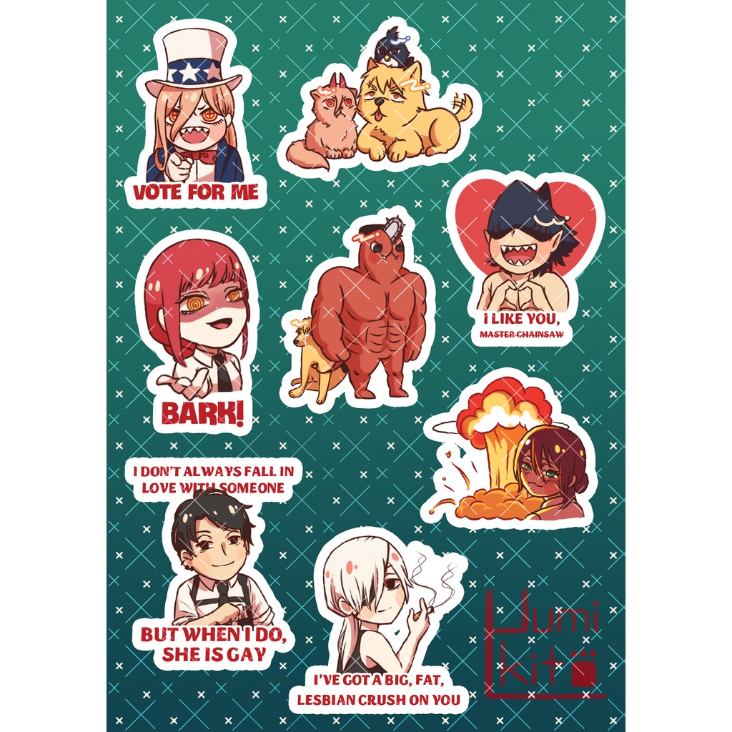 [สติ๊กเกอร์] Chainsaw Man/ Chainsaw Man meme Sticker