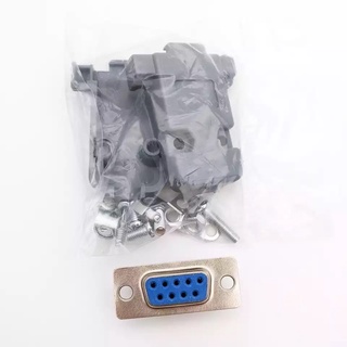 1 PCS RS232 DB9 ขั้วต่อ Serial VGA 9 Pin หญิง 2 แถวประเภทปลั๊ก D-SUB ชายปลั๊ก SOCKET CONNECTOR