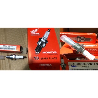 (10หัว/1กล่อง)หัวเทียน4จังหวะ สั้น U16 Denso honda WAVE100/WAVE110/MIO/DREAM / ยาว Cr8E Wave110i, Wave125, Sonic, Click