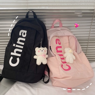 YT105 กระเป๋าเป้ผู้หญิง กระเป๋านักเรียน Backpacks