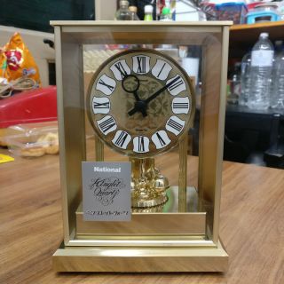 Vintage clock นาฬิกา ตั้งโต๊ะ National TG75 【มือ 2】 ญี่ปุ่น